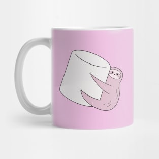 Sloth Hugging a Marshmallow Mug